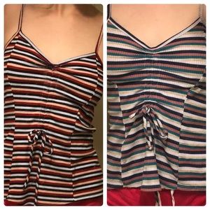 TWO super cute&comfy striped tank tops!! :) ♥️💜